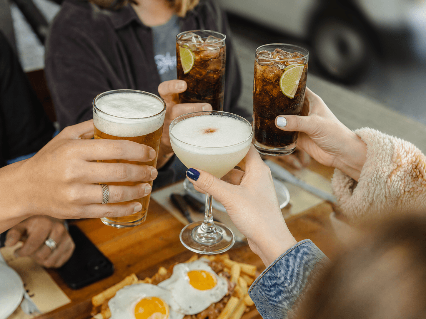 Terraza de Café Haussmann en Nueva Las Condes