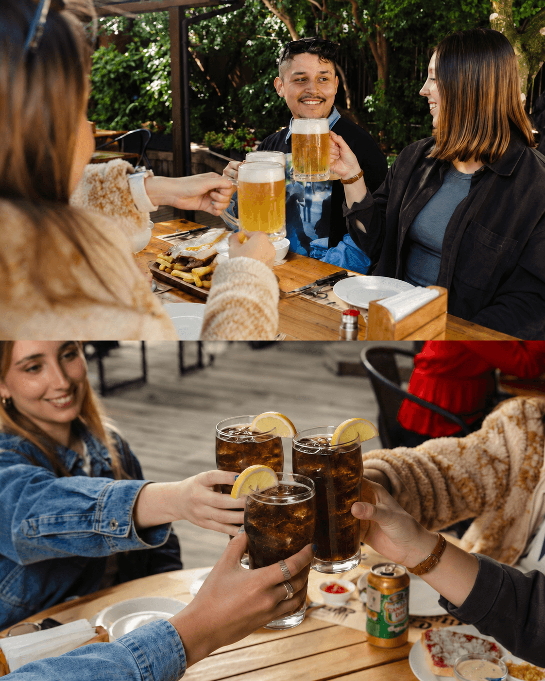 Mesa compartida en Café Haussmann Nueva Las Condes